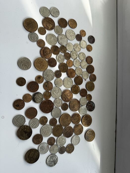 Монеты времен СССР разные