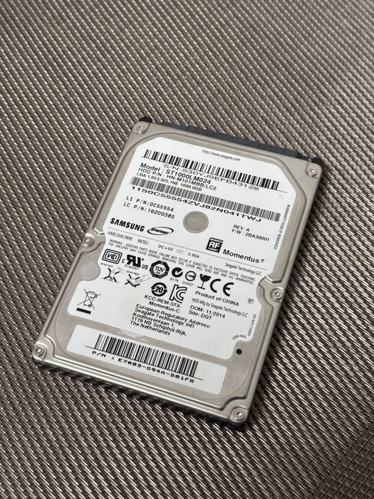 Жесткий диск Samsung на 1Тб для ноутбука