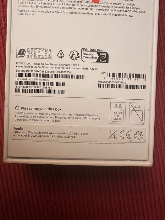 iPhone 16 pro 128 GB