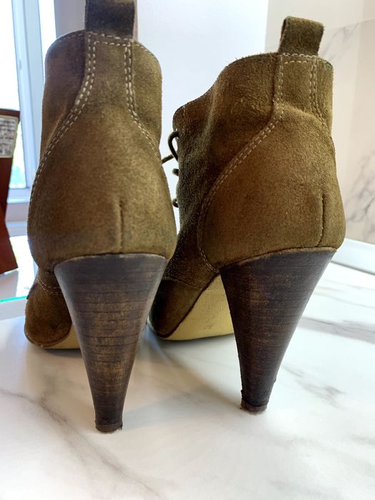 Ghete piele întoarsă 38/cizme dama