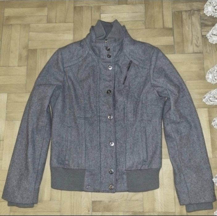 Geacă/Palton de damă din lână - "Elements by Kenvelo - L