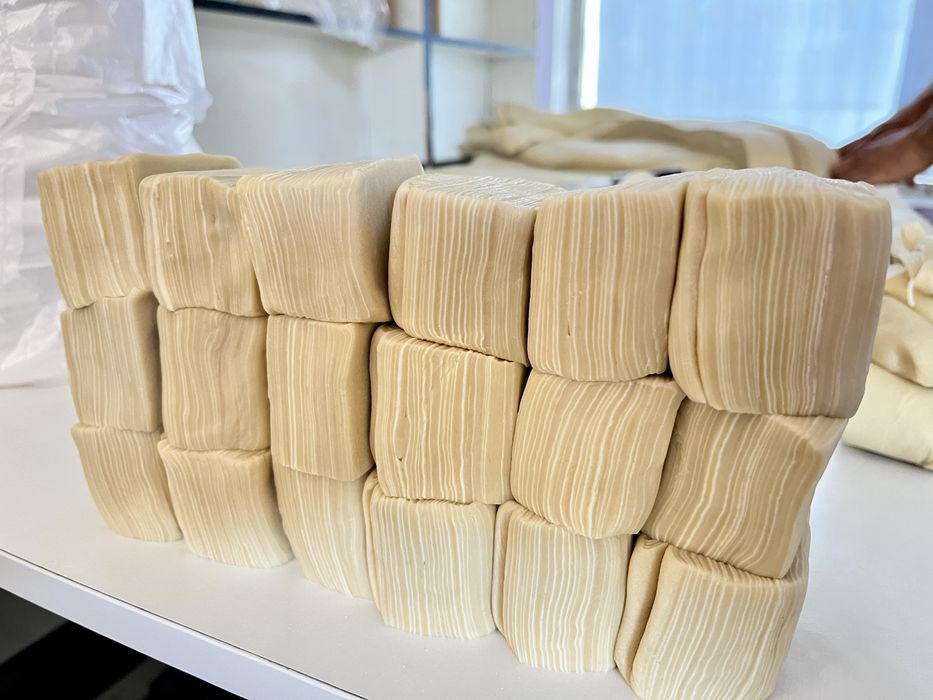 Слоенный теста (самса)