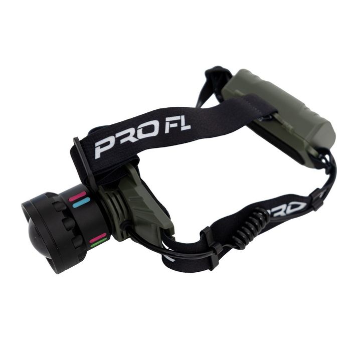 Lanterna Frontala PRO FL cu Lumina Alb / Albastra, 2 Acumulatori  NEW