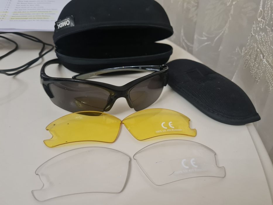 Солнцезащитные очки со сьемными линзами для спорта