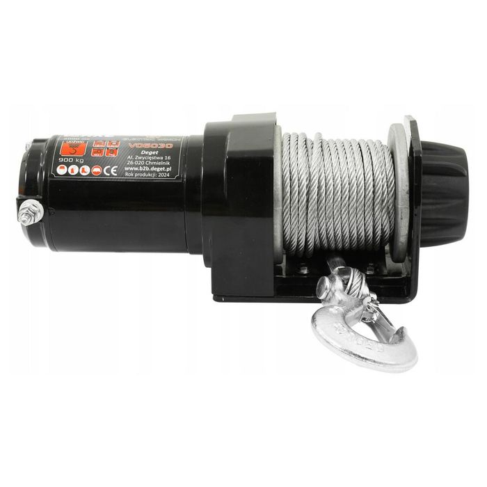 Troliu electric 12 V, 110 A, tragere maxima 2000 lb, capacitate