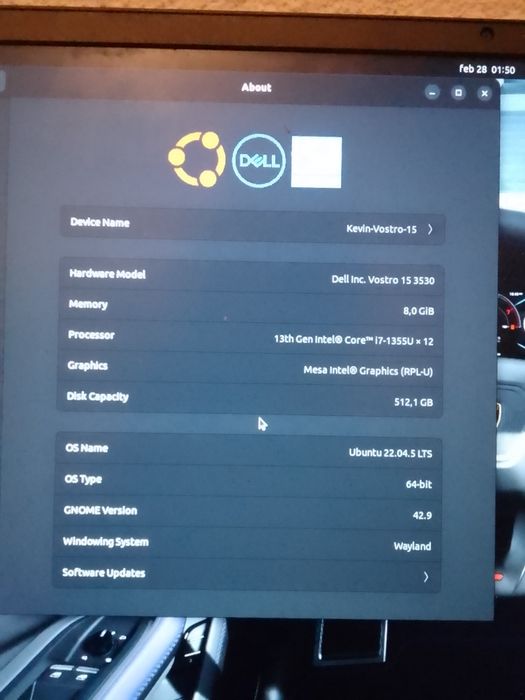 Laptop Dell Vostro 3530 i7 Gen13 / 8GB RAM / SSD 512GB / Full HD –