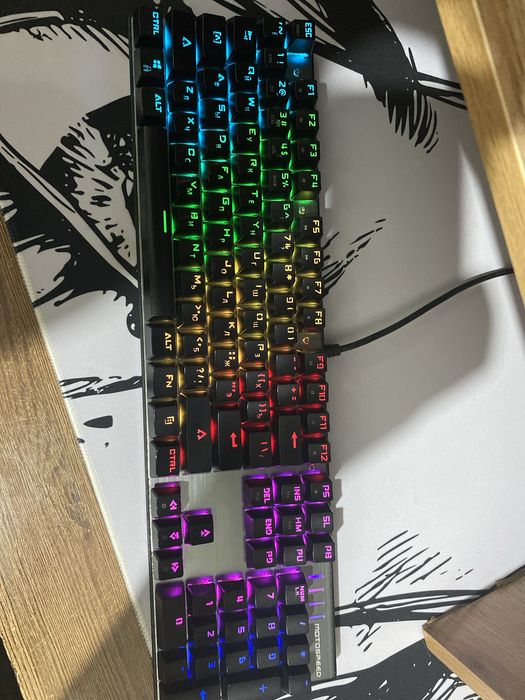 Механическая клавиатура игровая(motospeed ck104)
