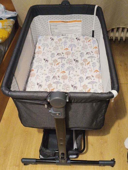 Pătuț Co Sleeper + saltea din cocos