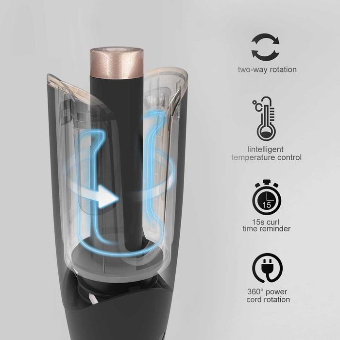 Автоматична маша, големи къдрици, иновативна