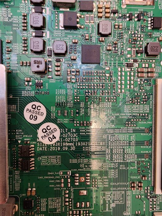 Нерабочая плата от телевизора Samsung смарт 7400 UHD