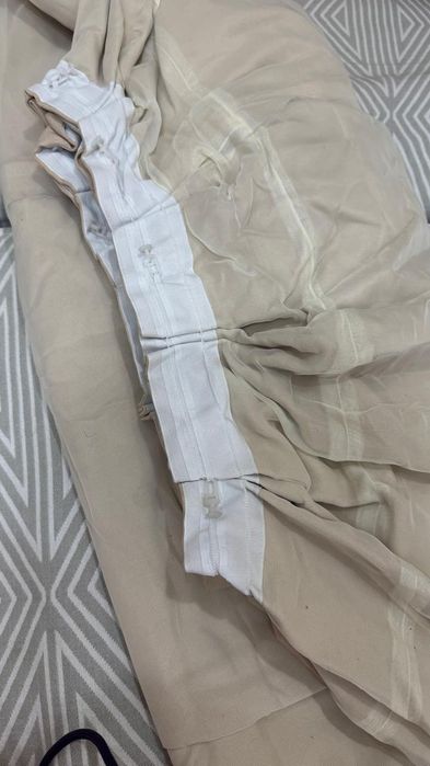 Штор блэкаут бежевый