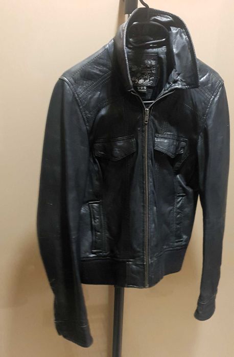 Geacă de Piele Zara TRF dama – Stil Biker/Military , M - S