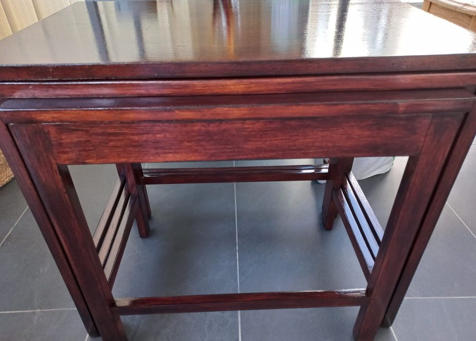 Set 3 măsuțe lemn, mobilă