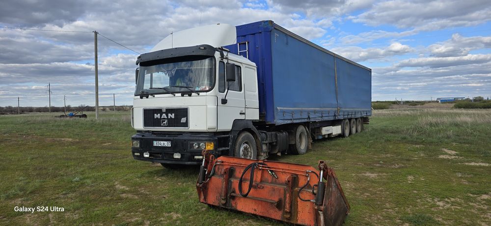MAN F2000 ман продается без вложений , с прицепом