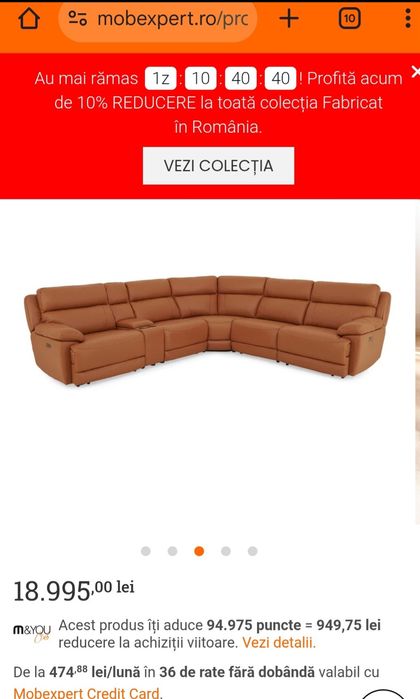 Coltar mobexpert 3 reclinere