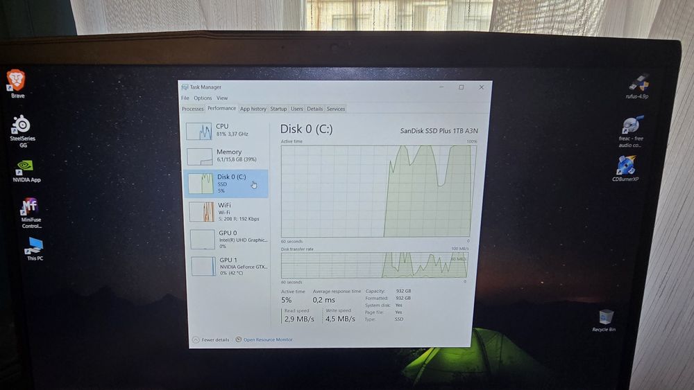 Laptop MSI Gaming MS-16R1