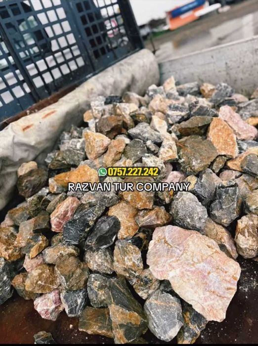 Piatră decorativă 25–63 mm / 90–120 mm | Grădină | Garduri | Livrare