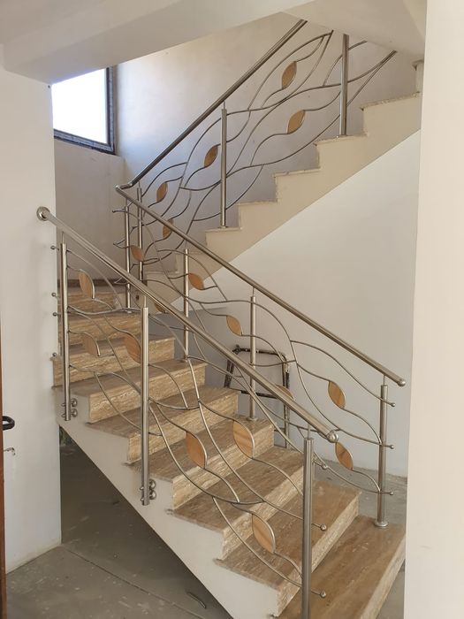 Balustrade inox.