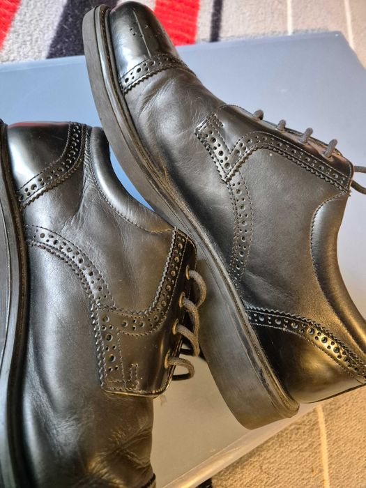 Ocazie ! Pantofi barbatesti de tip Oxford piele naturala, brand K.N.K, marime 46, noi