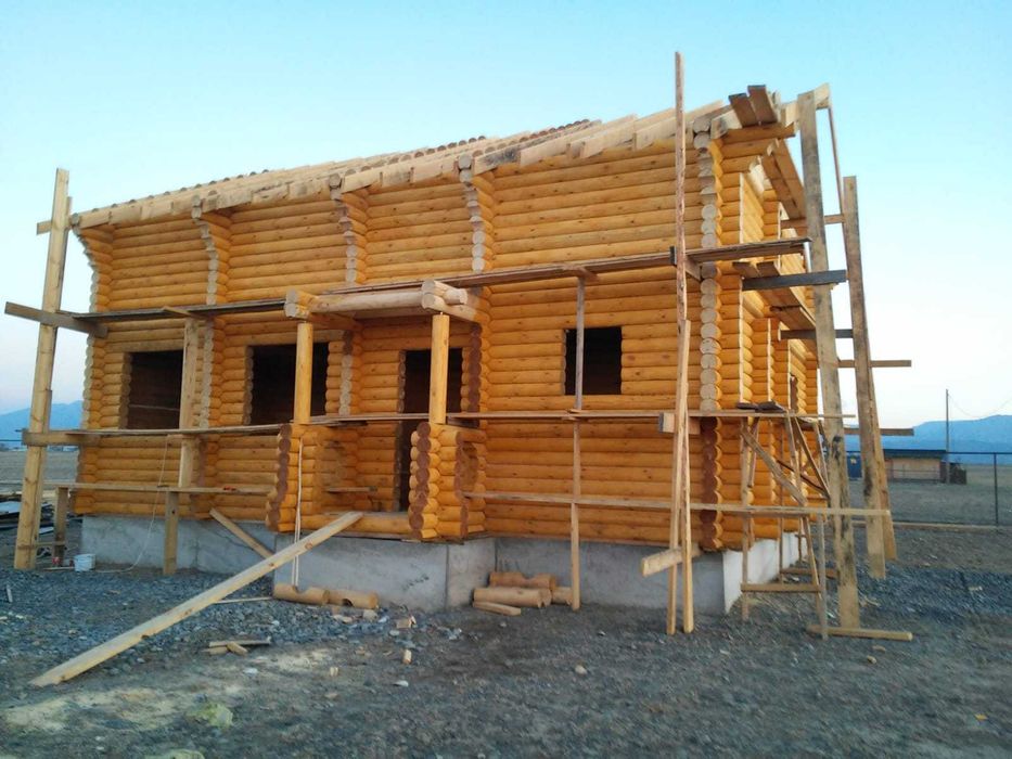 Срубы беседок, бань, домов, МАФов.