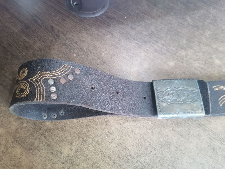 Мъжки колан естествена кожа