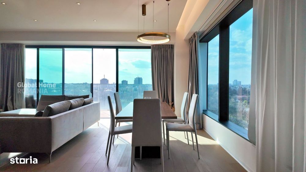 One Mircea Eliade - Floreasca | 4 Rooms + Terrace Open View | Lemon De