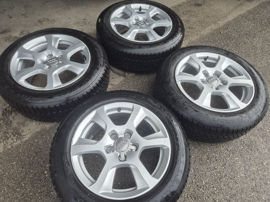 5х112/16 с гуми Ауди А3 А4 Q3 Q5 5x112/16 Audi VW Skoda Seat