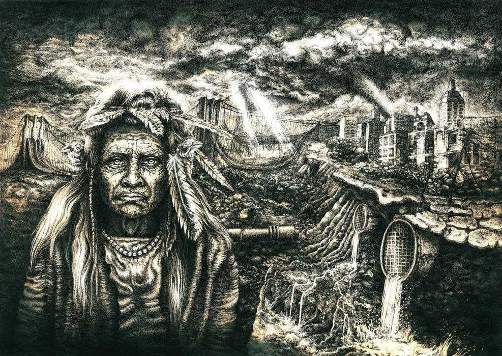 Картина Апокалипсис. Майя. Коллекционная графика