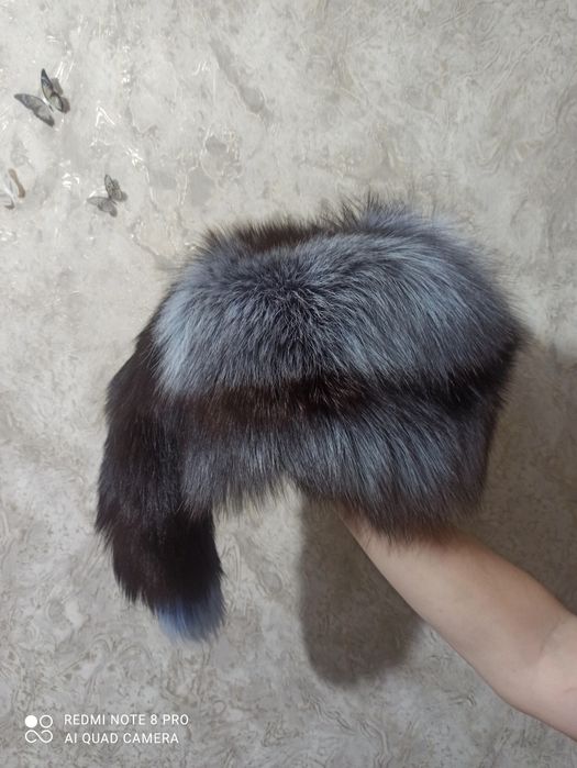 Шапка из лисьего меха