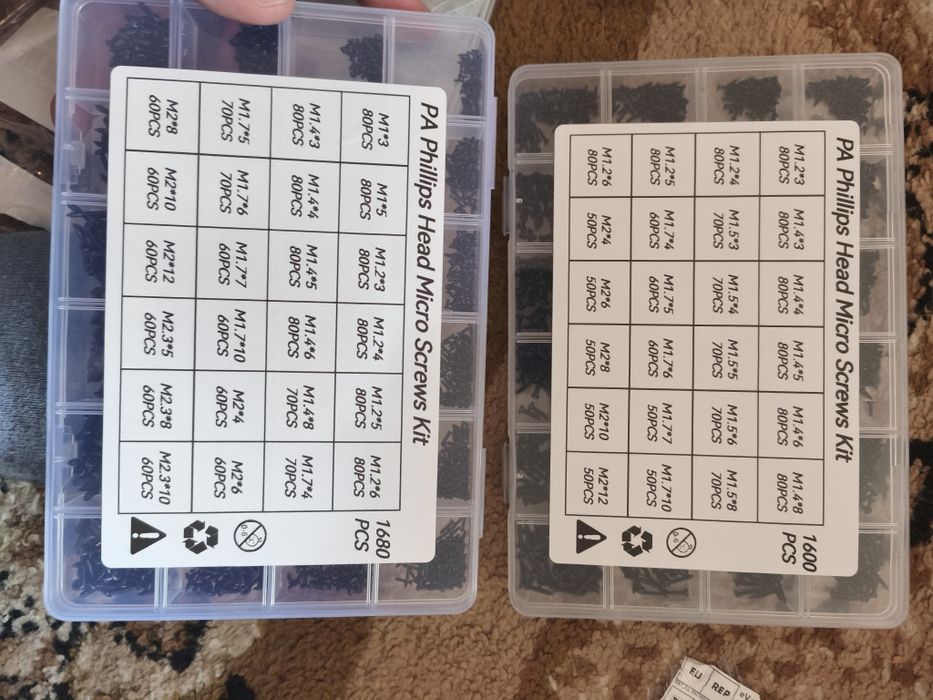 Комплект болтчета / очила, фина техника / компютри - 850-1680 бр