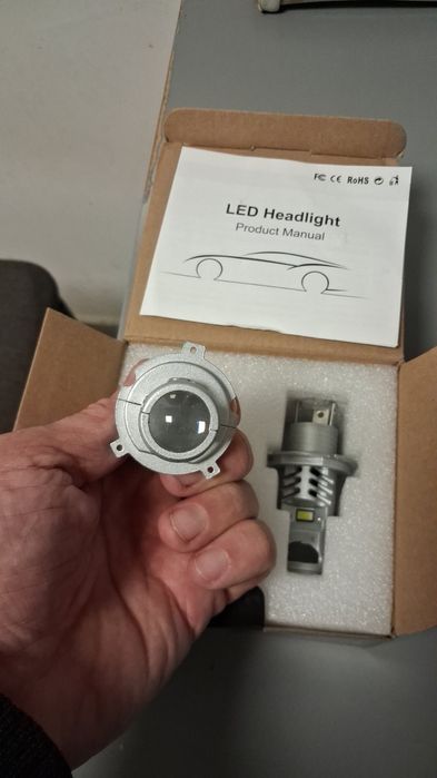 Led крушки с лупи XSTORM H4/X4 30000LM 12V 100w/