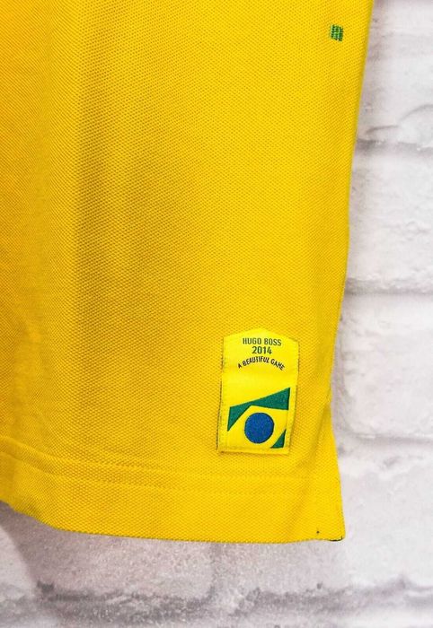 HUGO BOSS Limited Бразилия Оригинална мъжка Поло фланелка размер М