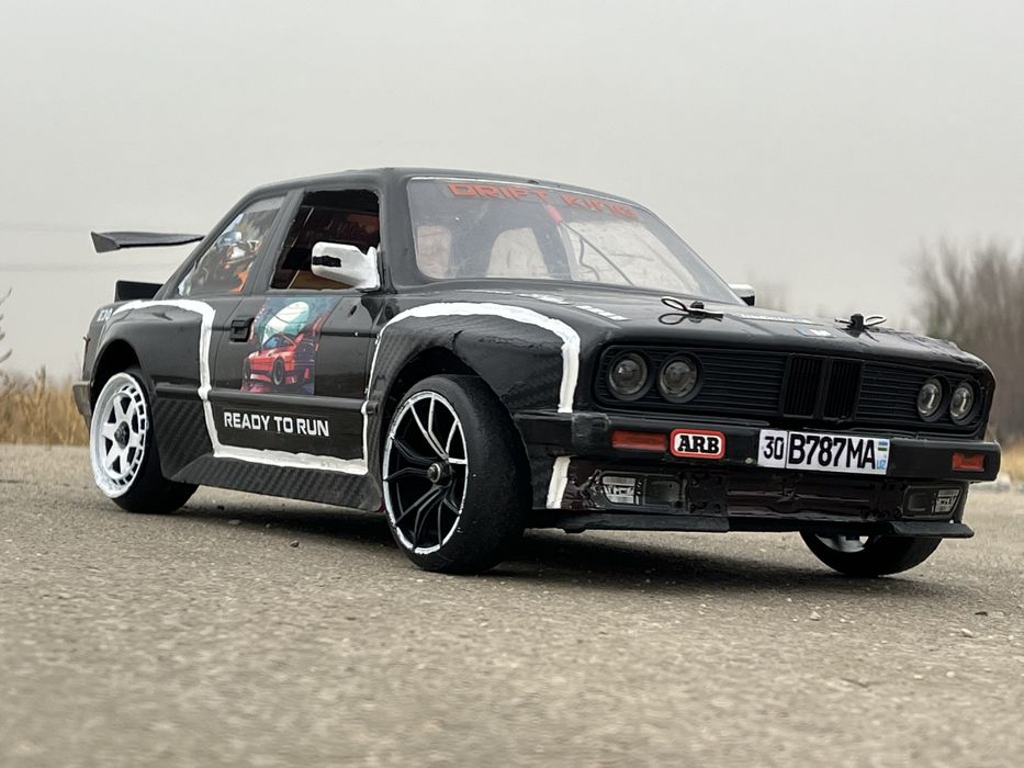 Rc BMW e30 90km/soat 1/10 masshtab 4x4 drift