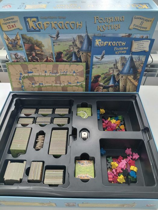 Забавна настолна игра Каркасон BIG BOX