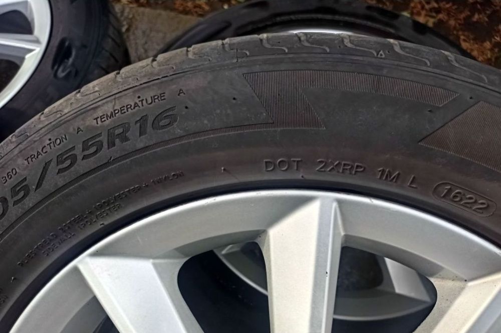 Jante/roti aliaj Skoda Octavia 3/ VW 5x112, R16 cauciucuri vara