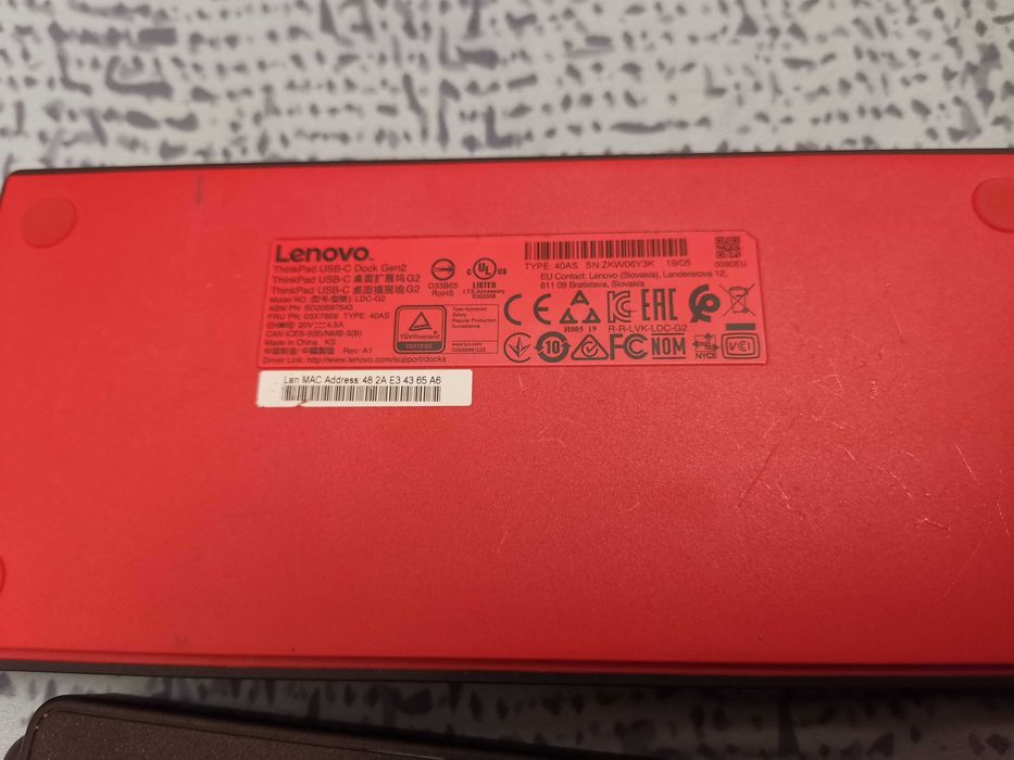Lenovo Dock ThinkmPad USB-C Gen2 fuctional si cu incarcator