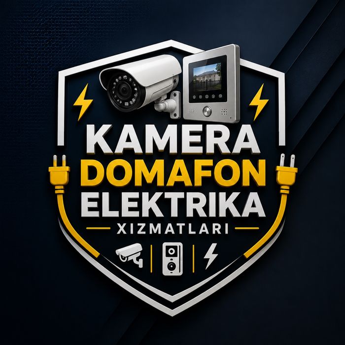 “kamera o’rnatamiz va elektrika xizmatlari xam mavjud