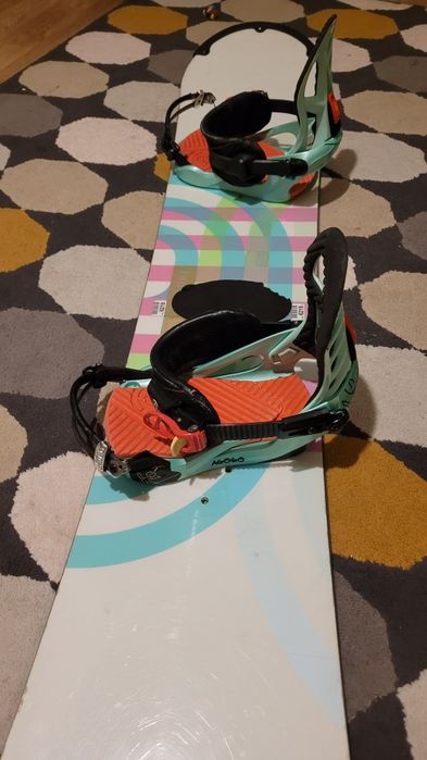 Placa snowboard Burton 153 cu legături K2