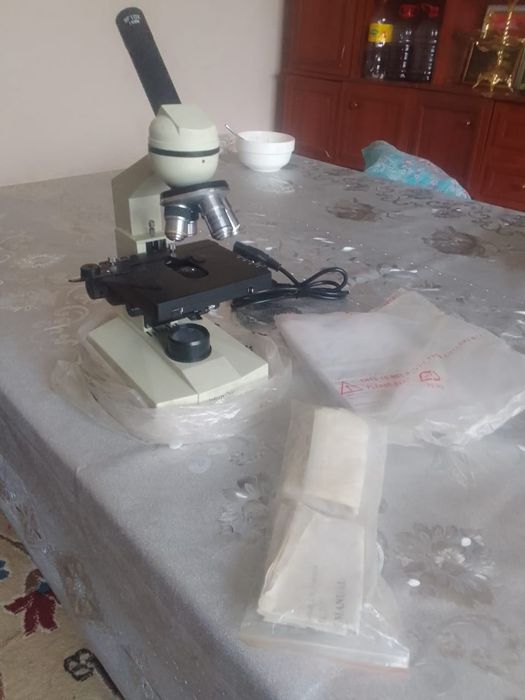 Новый Микроскоп с документами