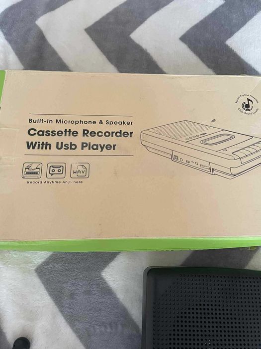 Портативен Касетофон с USB – Запис и Дигитализиране на касети WAV