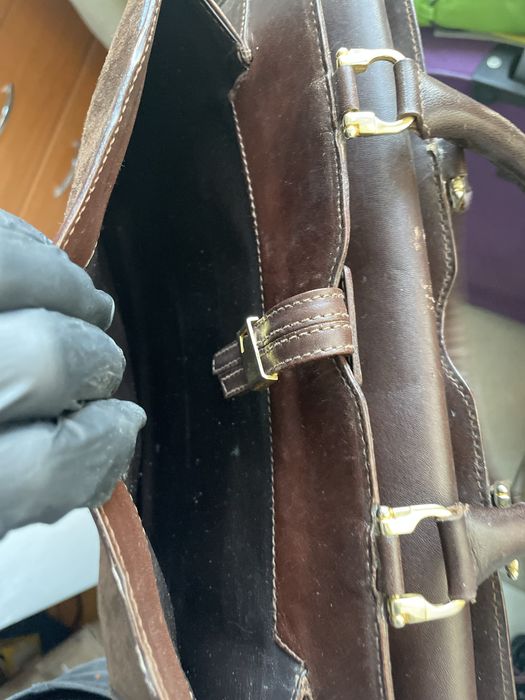 Geanta Luana Igor  piele naturala made in italy ,model deosebit purtat