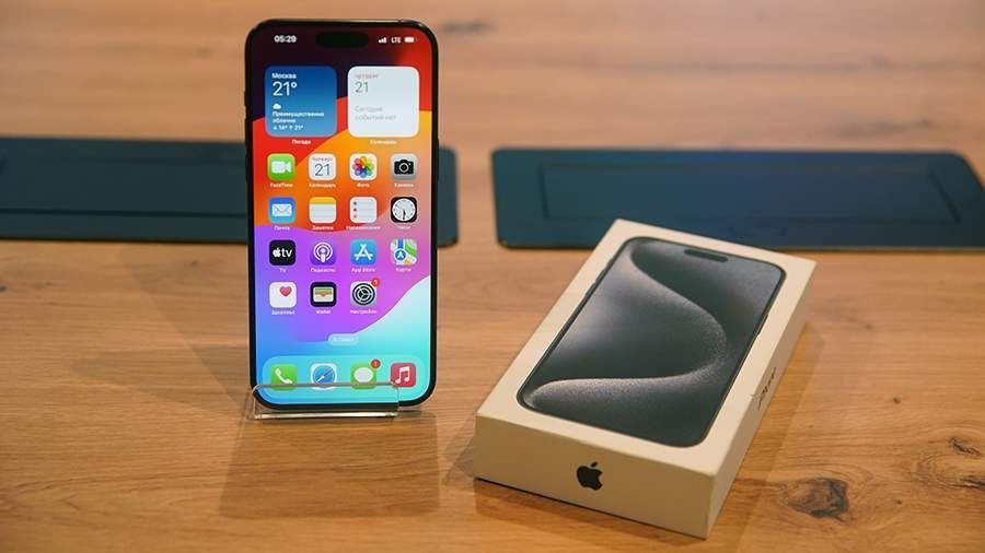 Iphone 15 pro с коробкой