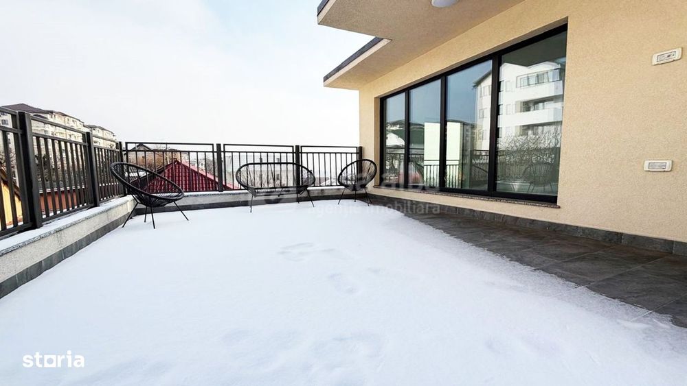 Popas Pacurari - duplex modern de inchiriat, D+P+E, terasa, parcare