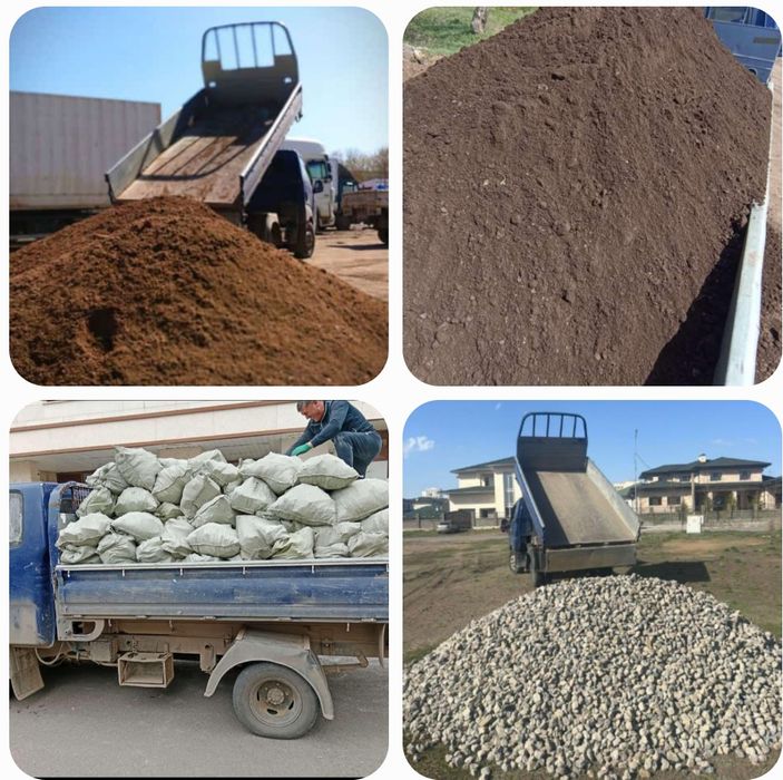 Песок щебень от 1 тонны