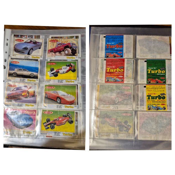 Colecție 102 surprize Turbo + 4 ambalaje