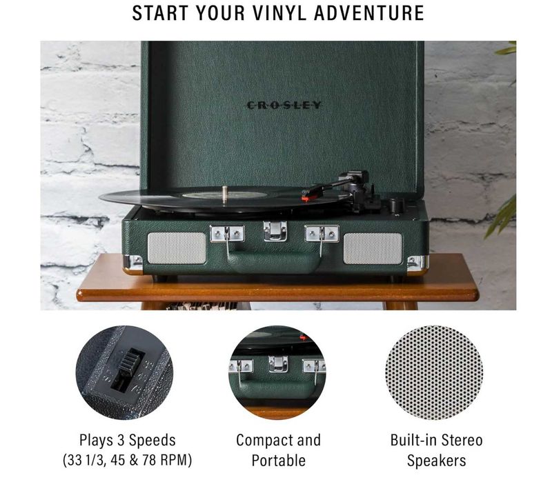 Crosley CR8005F-EM Cruiser Plus Record Player