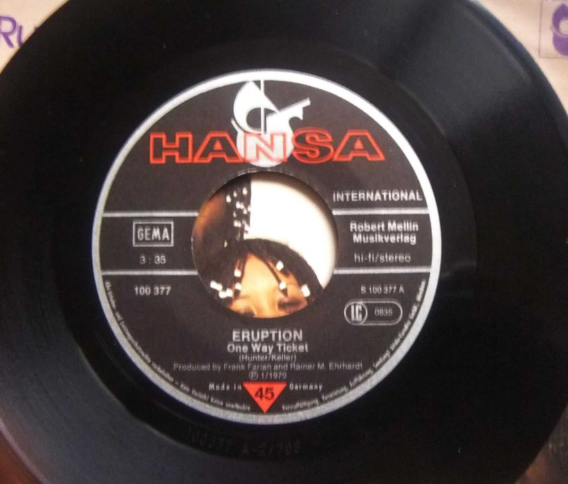 Малка грамофонна плоча - ERUPTION