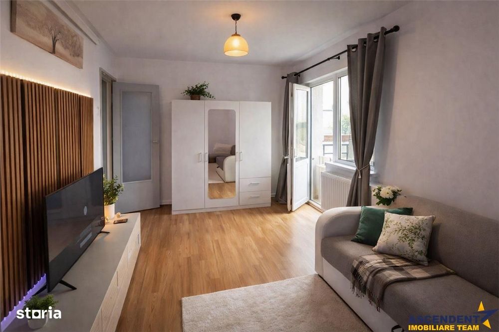 Prima inchiriere! Garsoniera cu balcon, parcare, vedere spre munte, Ba