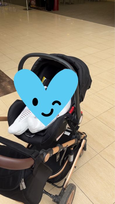 Детская коляска с автолюлькой