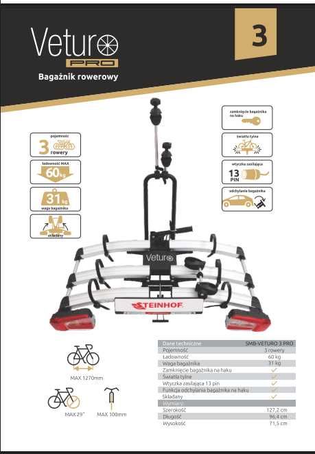 Автомобилни стойки за велосипеди Veturo